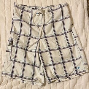 OP Arctic White Swim Shorts